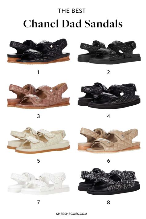 chanel sandals dupe|chanel inspired sandals.